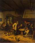 Ostade Adriaen van Peasants in a Tavern  - Hermitage